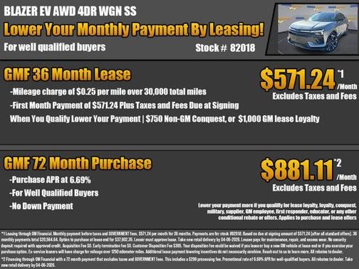 Sterling Gray Metallic 2026 Chevrolet Blazer EV SS