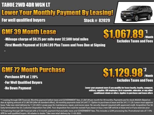 2026 Chevrolet Tahoe LT