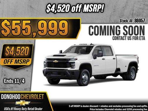 Summit White 2026 Chevrolet Silverado 3500 WT