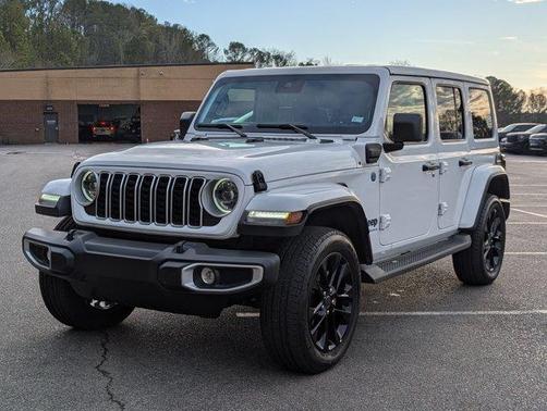 Bright White Clearcoat 2025 Jeep Wrangler 4xe Sahara
