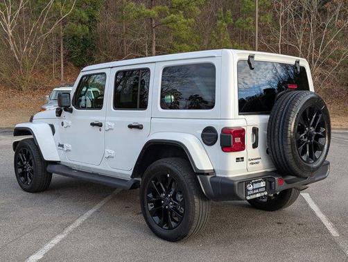 Bright White Clearcoat 2025 Jeep Wrangler 4xe Sahara