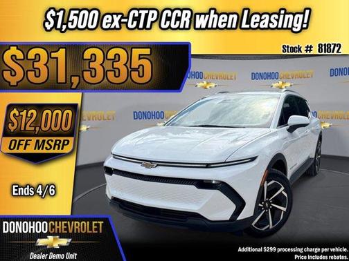 Summit White 2026 Chevrolet Equinox EV LT 2