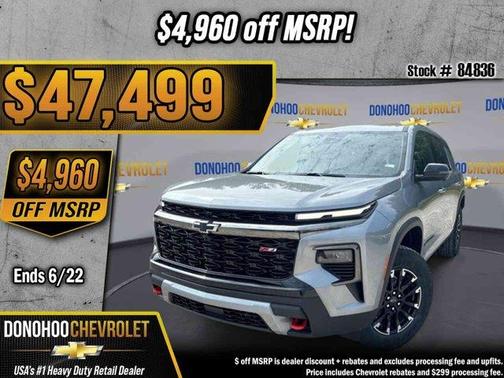 Sterling Gray Metallic 2026 Chevrolet Traverse Z71