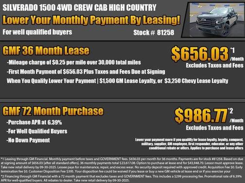 2025 Chevrolet Silverado 1500 High Country