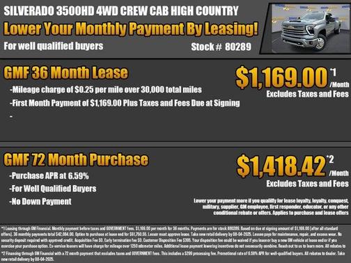 2025 Chevrolet Silverado 3500 High Country