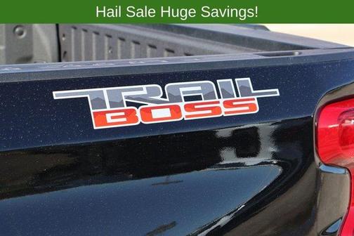 Black 2025 Chevrolet Silverado 1500 Custom Trail Boss