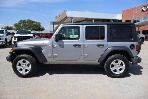 Silver 2020 Jeep Wrangler Unlimited Sport S