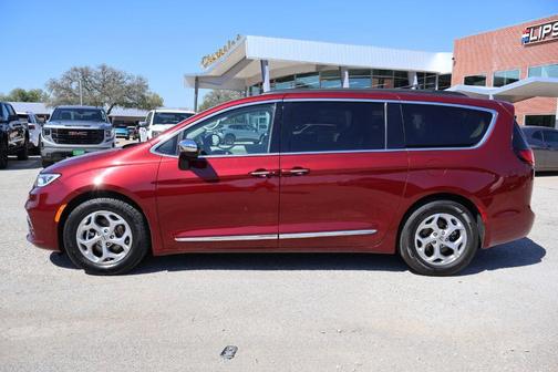 Red 2023 Chrysler Pacifica Limited