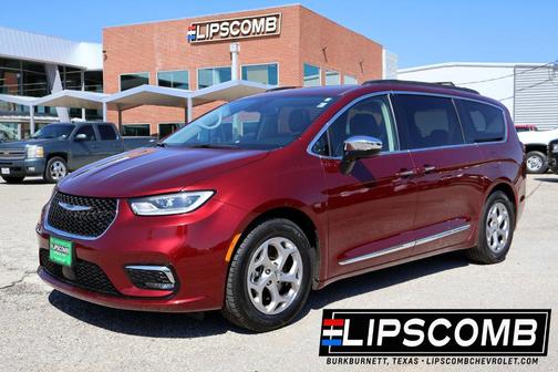 Red 2023 Chrysler Pacifica Limited