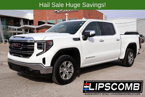 Summit White 2024 GMC Sierra 1500 SLT