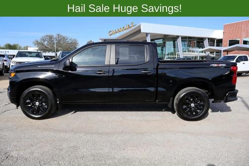 Black 2024 Chevrolet Silverado 1500 Custom
