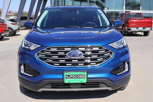 Blue 2022 Ford Edge SEL