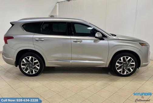 Shimmering Silver Pearl 2023 Hyundai SANTA FE Calligraphy