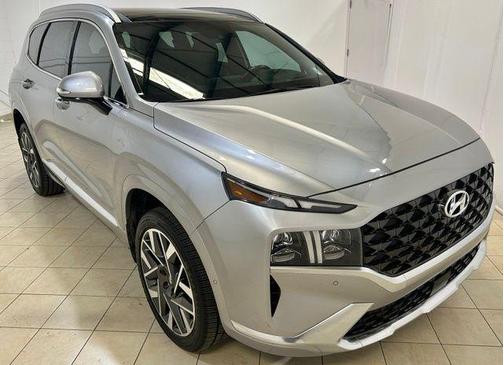 Shimmering Silver Pearl 2023 Hyundai SANTA FE Calligraphy