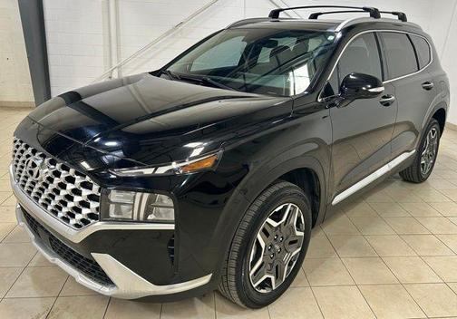 Twilight Black 2021 Hyundai SANTA FE HEV SEL Premium