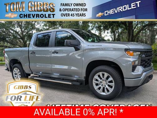Sterling Gray Metallic 2026 Chevrolet Silverado 1500 Custom