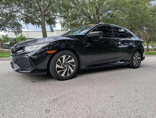 Crystal Black Pearl 2018 Honda Civic LX