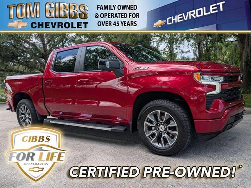 Radiant Red Tintcoat 2025 Chevrolet Silverado 1500 RST