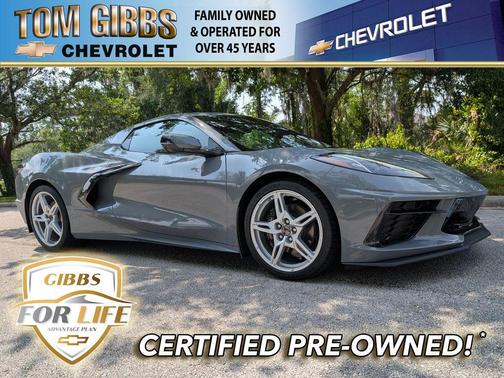 Sea Wolf Gray Tricoat 2025 Chevrolet Corvette Stingray w/2LT