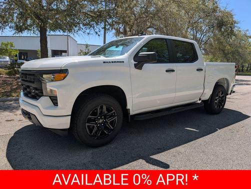 Summit White 2026 Chevrolet Silverado 1500 Custom