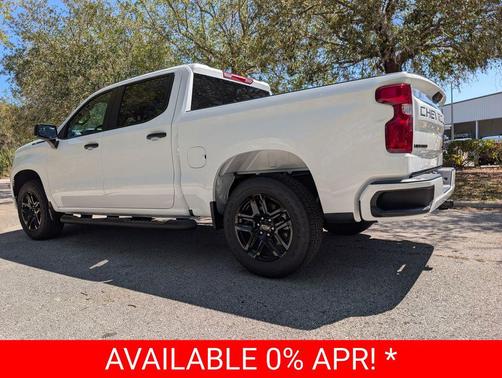 Summit White 2026 Chevrolet Silverado 1500 Custom