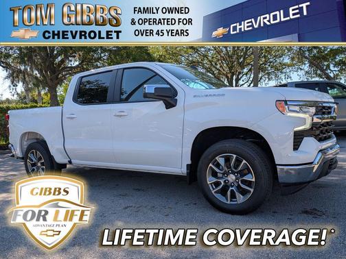 Summit White 2026 Chevrolet Silverado 1500 LT