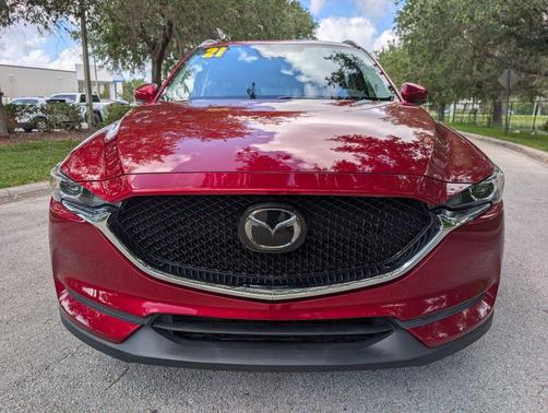 Soul Red Crystal Metallic 2021 Mazda CX-5 Touring