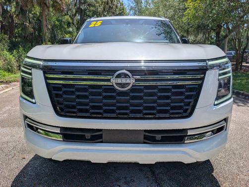 Aspen White Tricoat 2025 Nissan Armada SL 4WD
