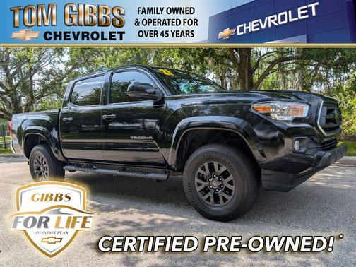 Midnight Black Metallic 2021 Toyota Tacoma SR5