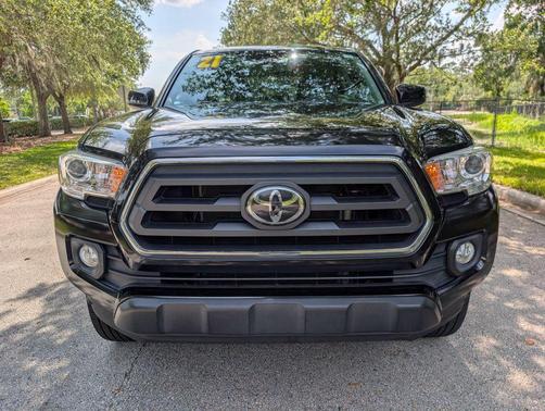 Midnight Black Metallic 2021 Toyota Tacoma SR5