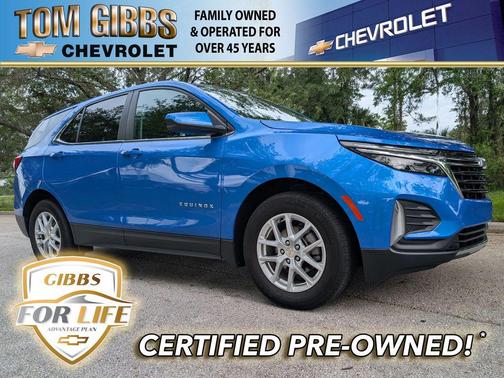 Riptide Blue Metallic 2024 Chevrolet Equinox 1LT