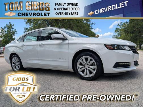 Summit White 2020 Chevrolet Impala LT