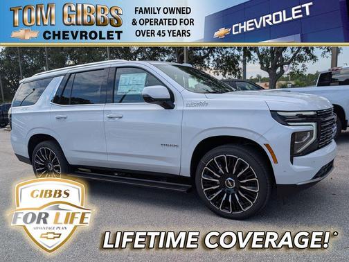 Polar White Tricoat 2026 Chevrolet Tahoe 4WD High Country