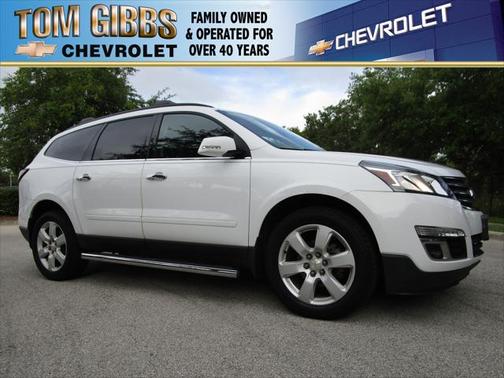 Summit White 2017 Chevrolet Traverse 1LT