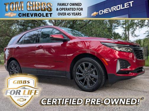 Radiant Red Tintcoat 2023 Chevrolet Equinox FWD RS