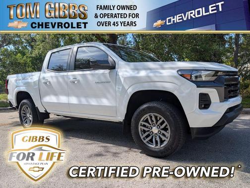 Summit White 2023 Chevrolet Colorado LT