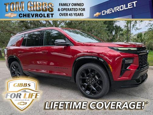 Radiant Red Tintcoat 2026 Chevrolet Traverse RS