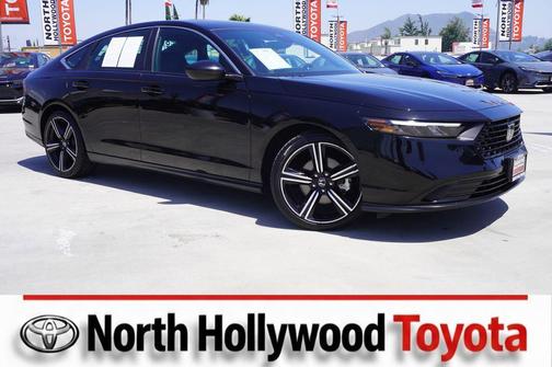 Crystal Black Pearl 2023 Honda Accord Hybrid Sport