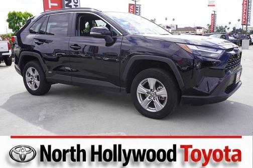 Midnight Black 2025 Toyota RAV4 Hybrid XLE