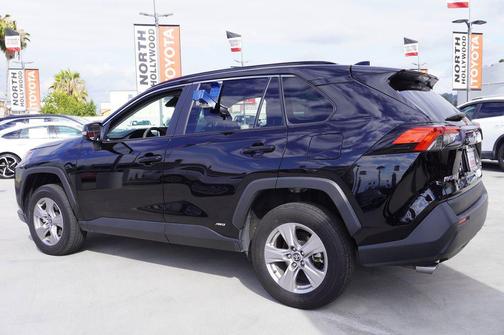 Midnight Black 2025 Toyota RAV4 Hybrid XLE
