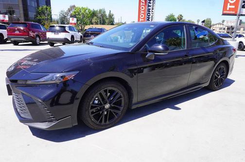 Midnight Black Metallic 2025 Toyota Camry SE