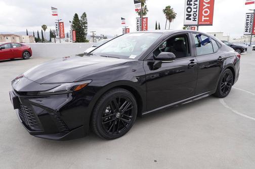 Midnight Black Metallic 2025 Toyota Camry SE