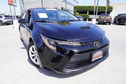 Midnight Black Metallic 2025 Toyota Corolla LE