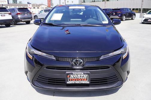 Midnight Black Metallic 2025 Toyota Corolla LE