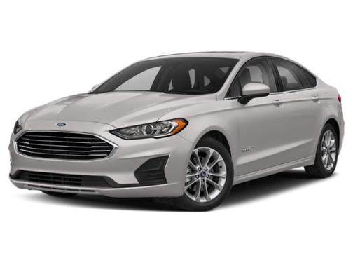 White Platinum Metallic Tri-Coat 2019 Ford Fusion Hybrid SE
