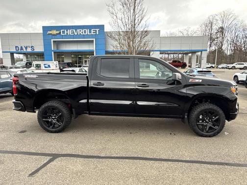 Black 2026 Chevrolet Silverado 1500 Custom Trail Boss