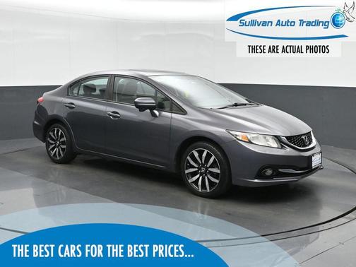 Modern Steel Metallic 2015 Honda Civic EX-L