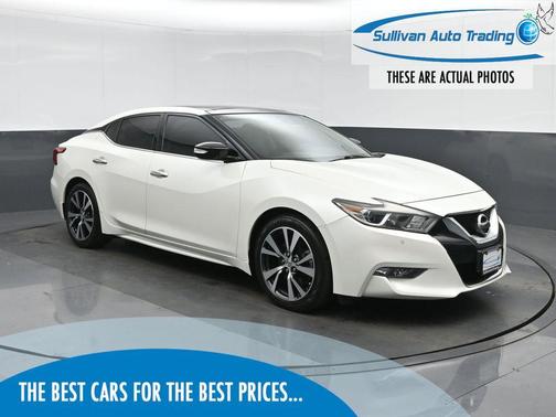 Pearl White 2017 Nissan Maxima 3.5 SL