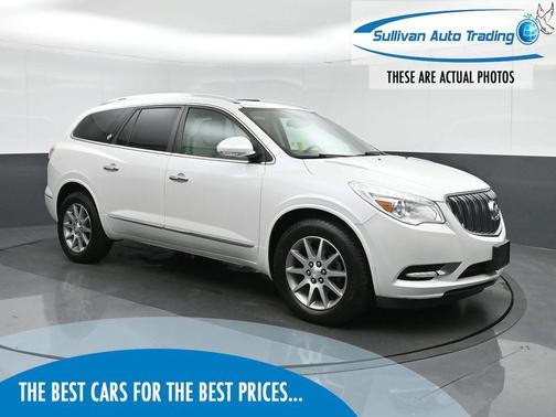 White Frost Tricoat 2017 Buick Enclave Leather
