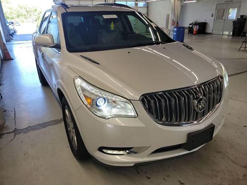 White Frost Tricoat 2017 Buick Enclave Leather